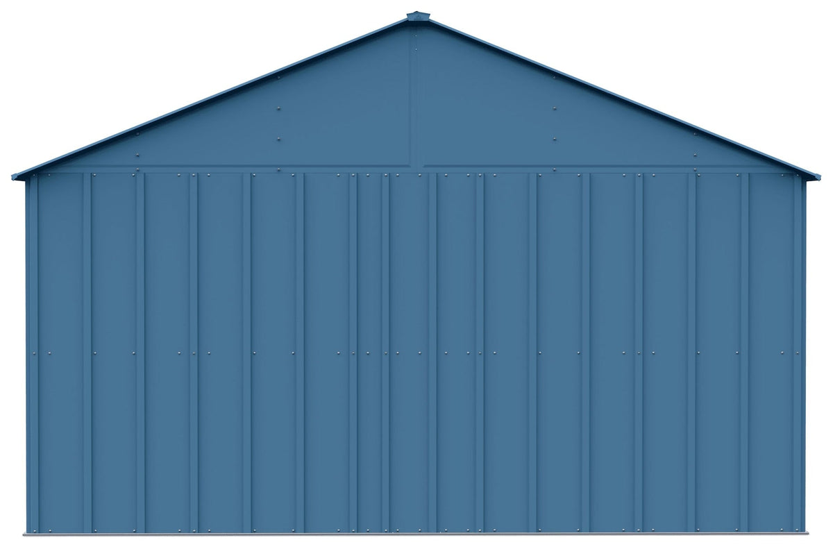 Classic 12x17-ft Blue Grey Corrosion-Resistant Metal Shed