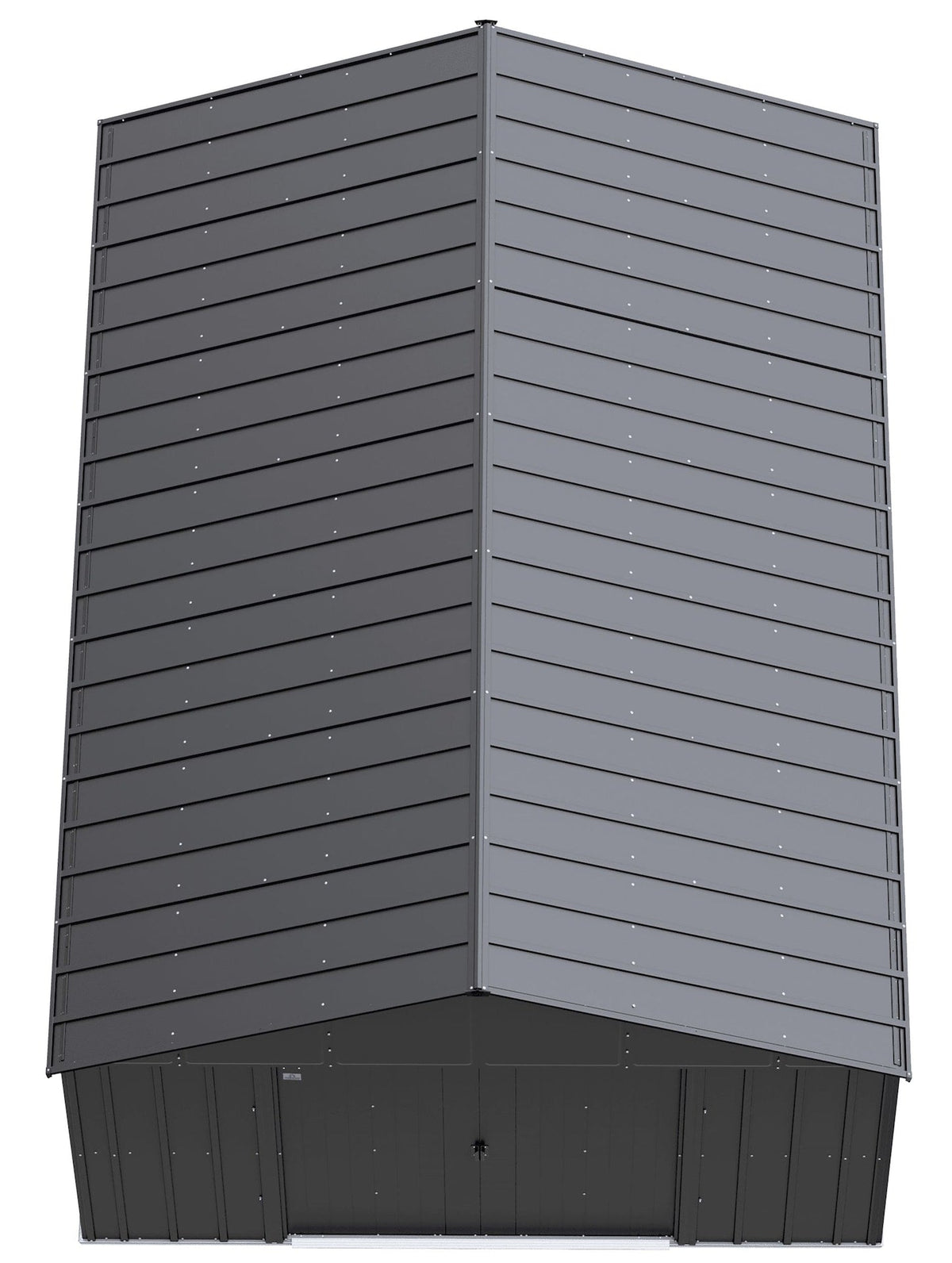 Classic 12x17-ft Charcoal Corrosion-Resistant Metal Shed