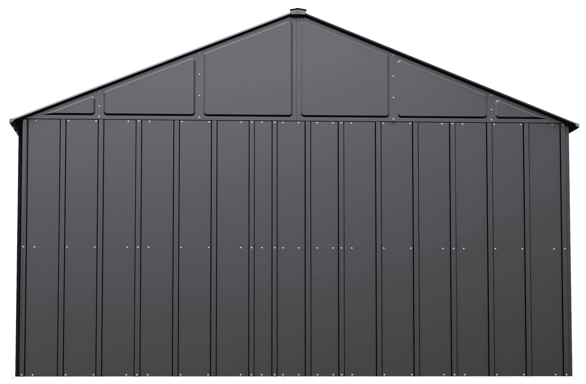 Classic 12x17-ft Charcoal Corrosion-Resistant Metal Shed