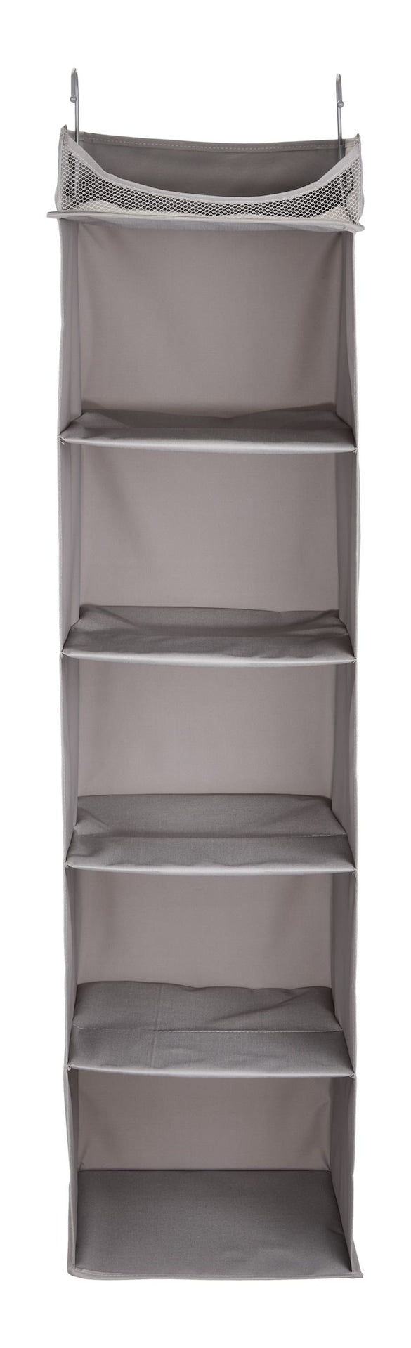 Ease 8-Shelf Hanging Closet Organizer, Grey