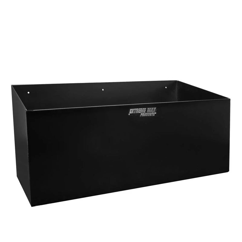 Extreme Max Dual Fuel Jug Holder -- Aluminum Design for Two 5 Gallon Jugs, Black Storage Organizer for Trailers & Garages Z7653