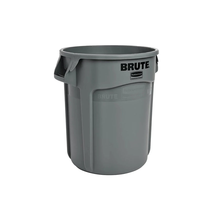 Heavy-duty round trash can / dumpster, 20-gallon capacity, white, suitable for outdoor garbage containers in places such as garden workers / construction workers / restaurants / backyards / offices / storage areas, 6 pieces per set. X8955