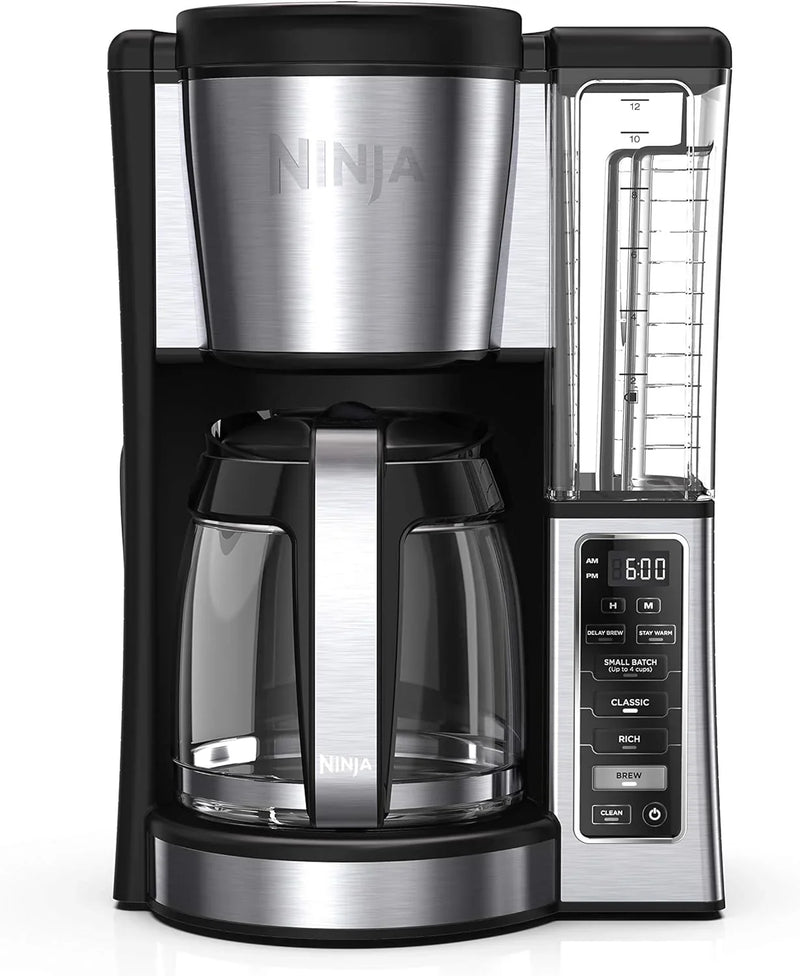 Programmable coffee machine, featuring two brewing modes, adjustable pre-heating plate and delayed brewing function N6749
