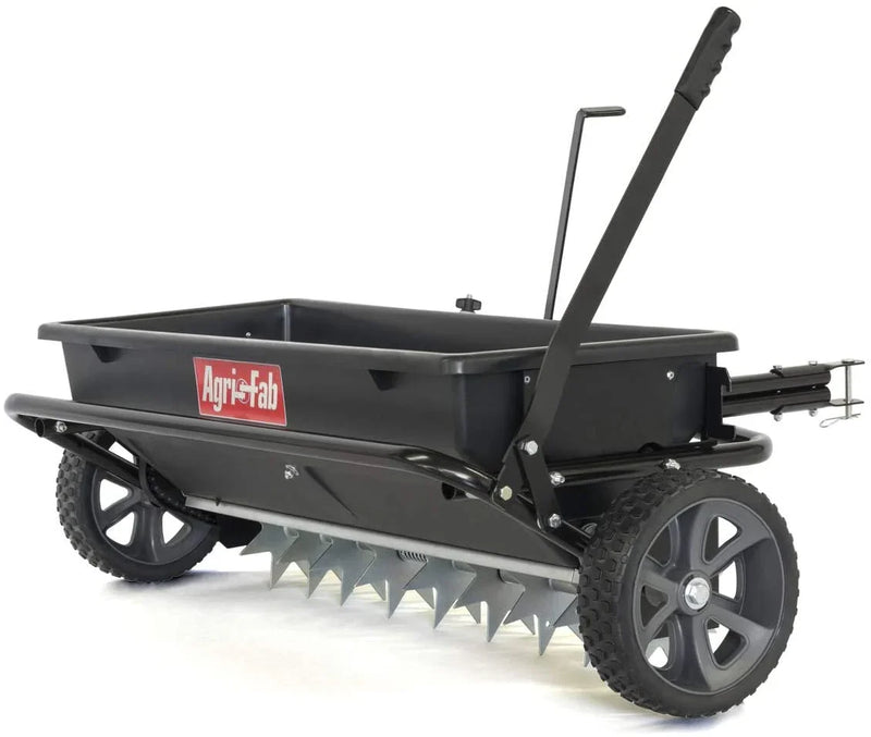 Tow-Behind Lawn & Garden Spiker/Seeder/Drop Spreader for Seed,Fertilizer, Salt, Ice Melt; Designed to Pull Behind Lawn & Garden Tractors J9221