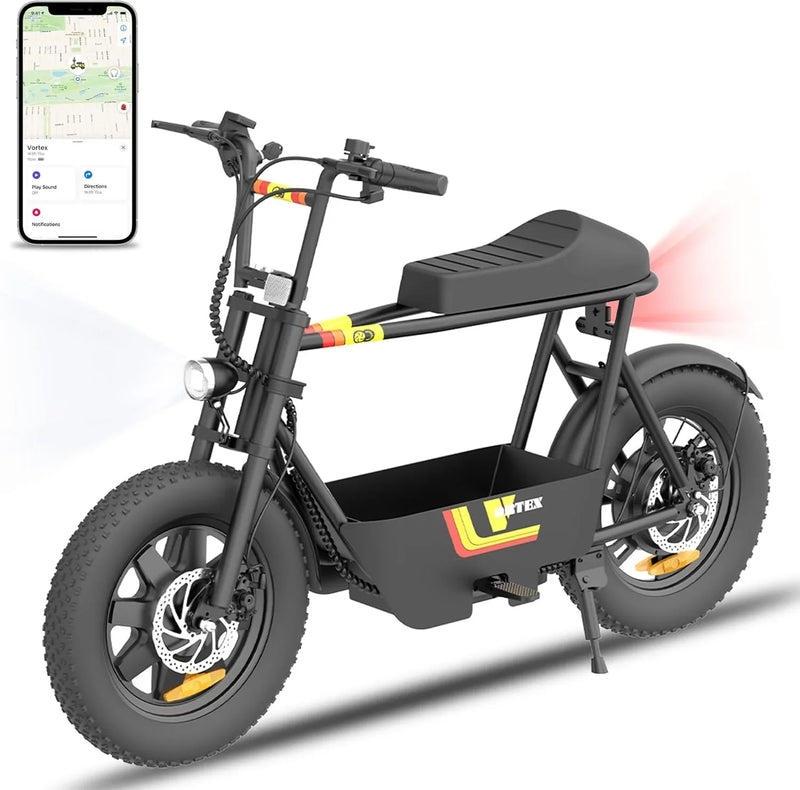 Safe electric scooter | Maximum power 470 watts motor | 16 3-inch wear-resistant rubber tires | Maximum speed up to 32 kilometers per hour, range up to 28 kilometers | Classic style leisure electric scooter, equipped with large storage space G3954
