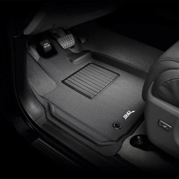 3D MAXpider Mat Custom-fit All-weather Car Mats; Row 1 and 2 Only F3332