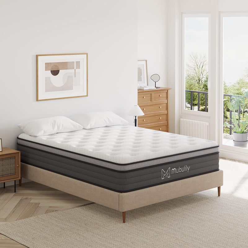 10 Inch Hybrid Mattress in a Box with Gel Memory Foam D2926