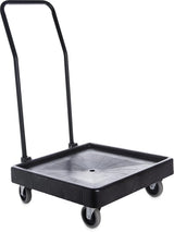 General dishwasher cart, with handle, with a load capacity of 350 pounds, blue