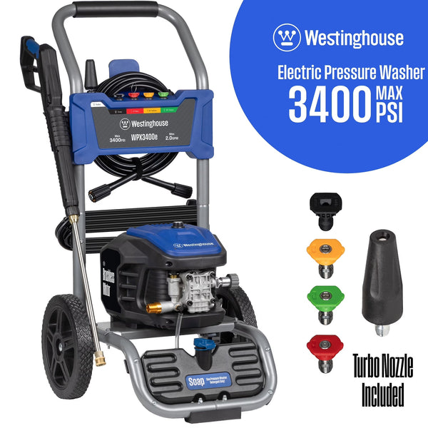 Westinghouse 3400 PSI at 2 GPM Electric Powered Pressure Washer O8564