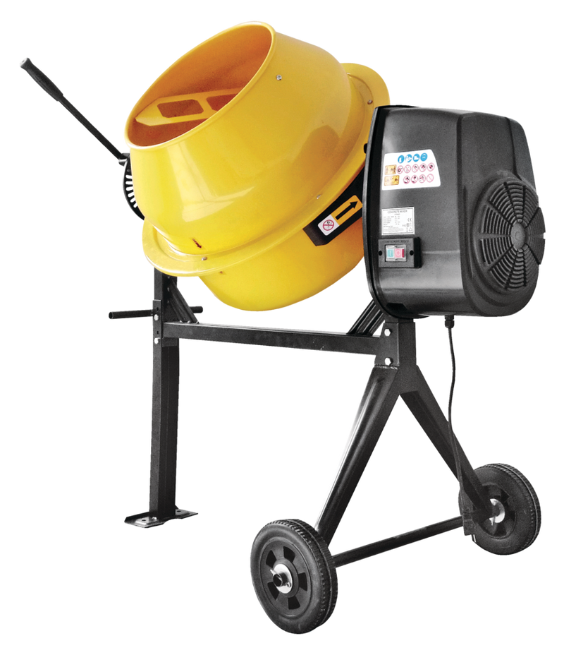 74013 5A Portable Electric Concrete Mixer, 115-L/4-cu-ft Y9472