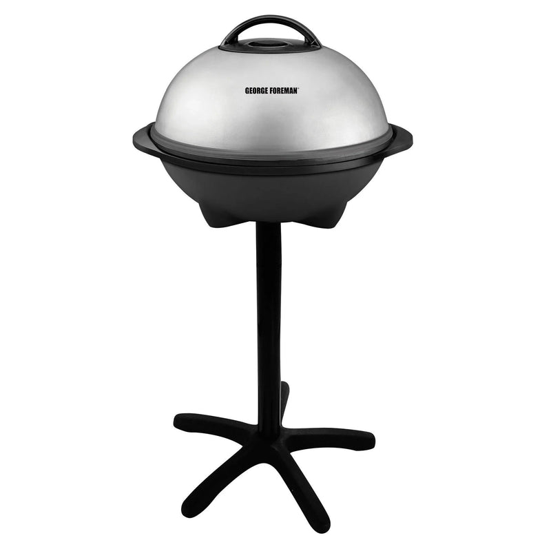 George Foreman Silver 12 Servings Upto 15 Electric Grill G8087