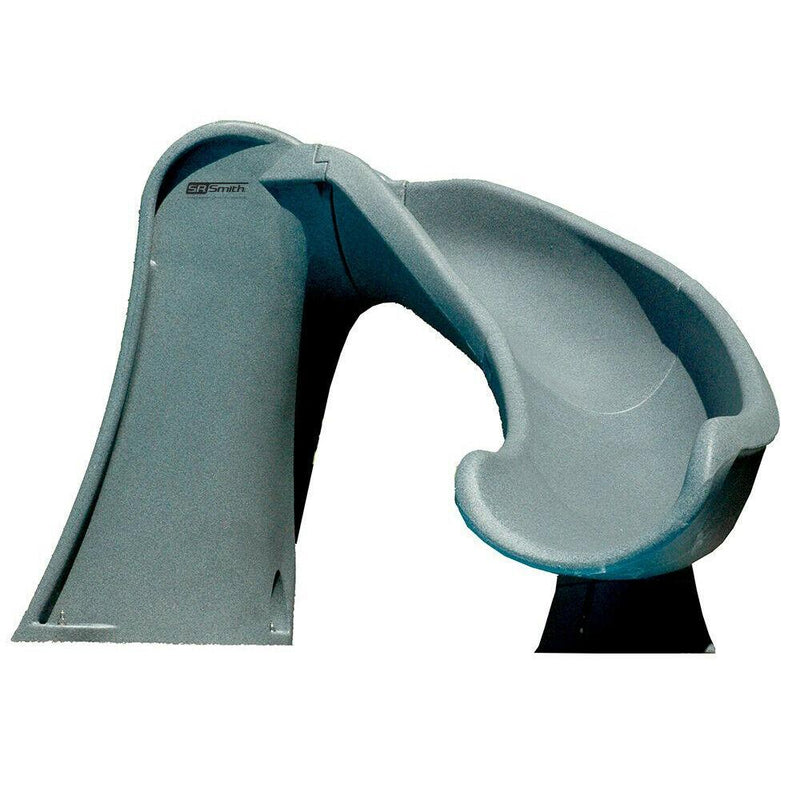 Cyclone Right Curve Swimming Pool Slide, Gray Granite S8931