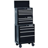 26 Inch 3-drawer Heavy-duty Ball Bearing Middle Chest Black