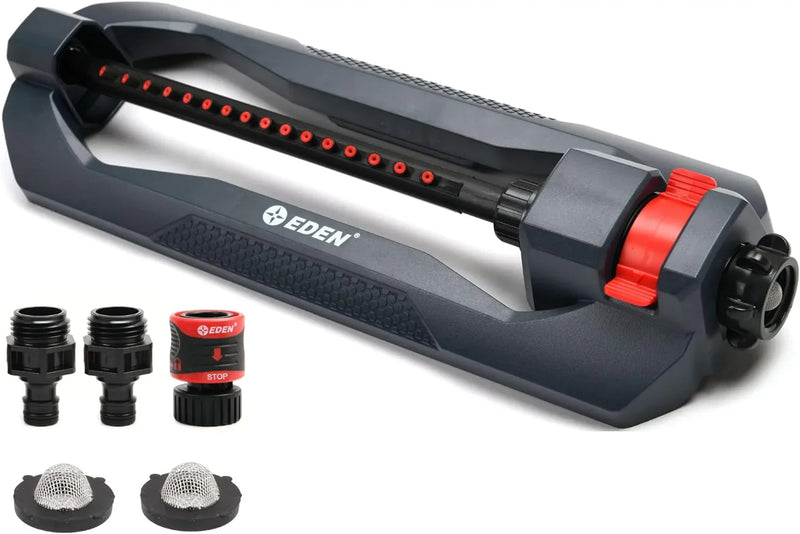 Eden Lawn & Garden Essential Oscillating Sprinkler | Water Sprinkler for Yard T9035