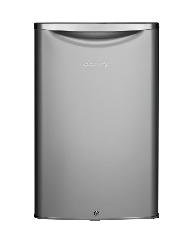 Danby 4.4 cu. ft. Retro Compact Fridge in Iridium Silver (DAR044A6DDB) W9042