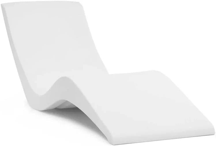 Classic White - in-Pool Chaise Lounger – Designed for Water Depths Up to 9” – Aqua Outdoors – Set of 2 – Compatible with All Pool Types - Poolside & Sun Deck Tanning P7080