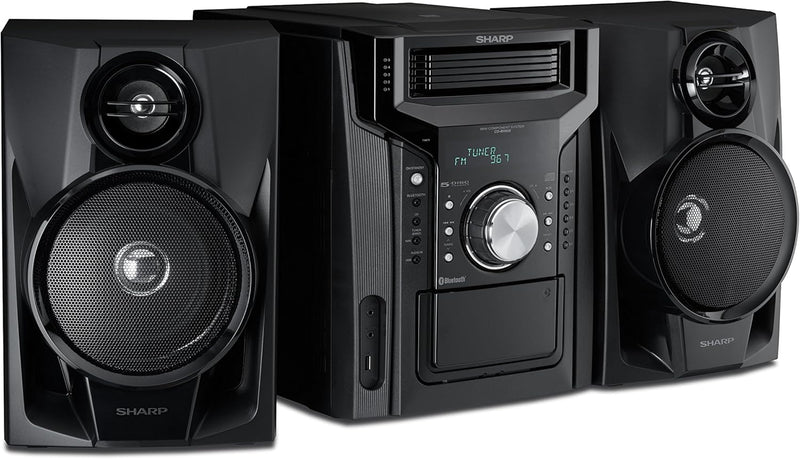 CD-BH950 240W 5-Disc Mini Shelf Speaker System with Cassette and Wireless Q9898