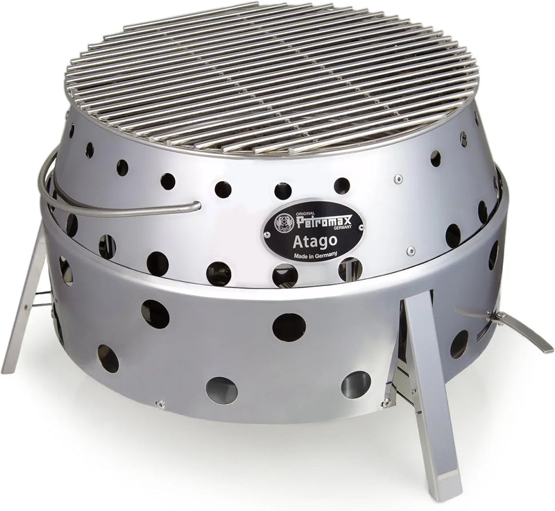 Portable camping grill - Stainless steel material - Charcoal mode - Outdoor type - Portable H1896