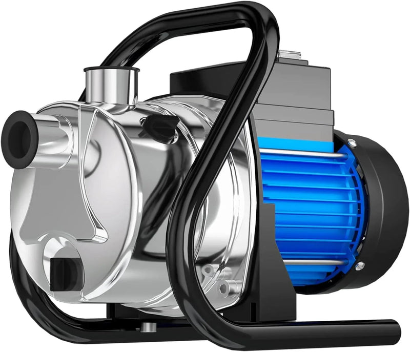 1.6 HP Portable Water Transfer Pump 1500 GPH Electric Shallow Well Pump Garden Booster Pumps for Draining Irrigation Lawn Farm Water Removal P4189