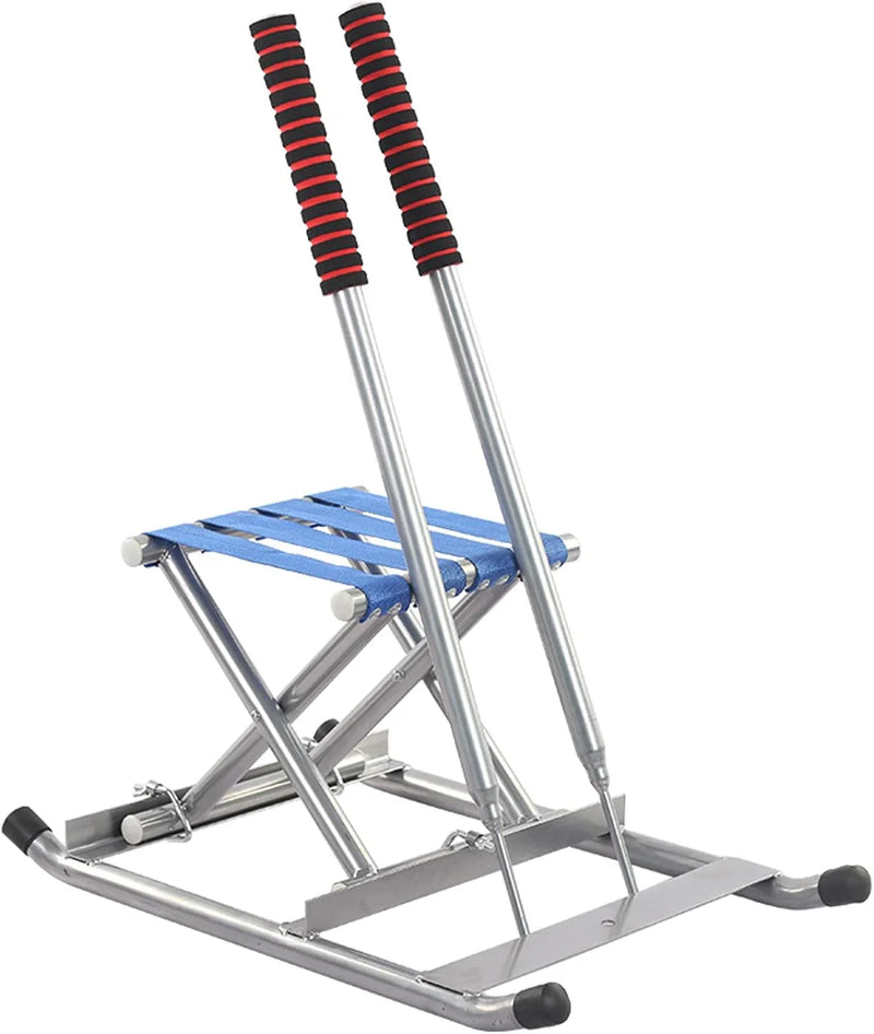 Ice scooter, outdoor skating vehicle, adult ice sled, children's sled, ice entertainment equipment, with seats, classic skating vehicle Q4617