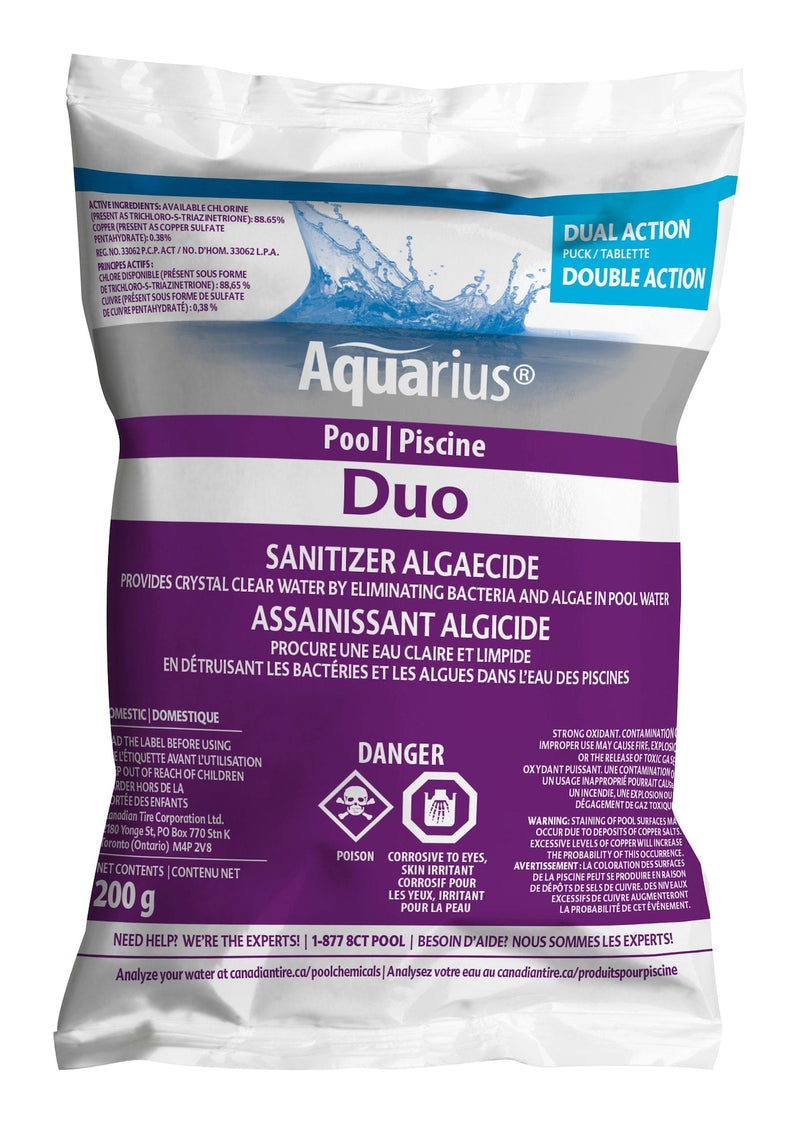Duo Pool Sanitizer & Algaecide, 200-g H3491