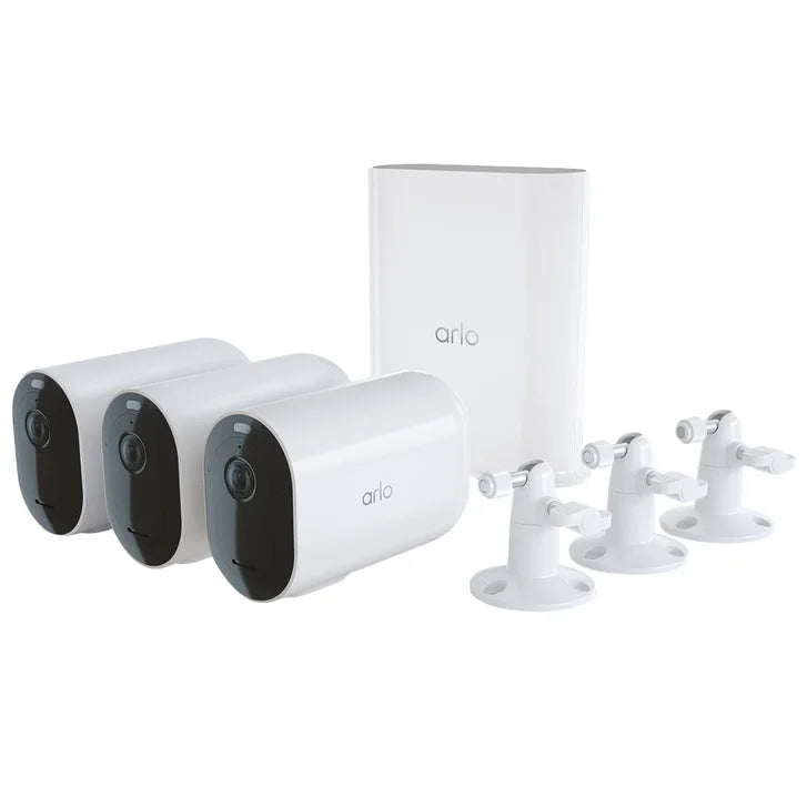 Arlo Pro 4 XL 3 Camera Security Bundle F9871
