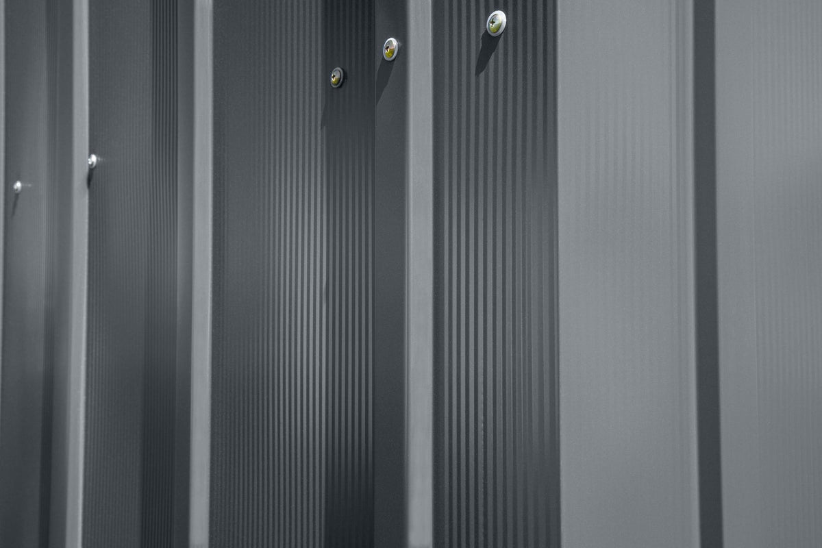Classic 12x17-ft Charcoal Corrosion-Resistant Metal Shed