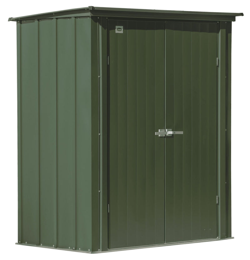 Elite 14x16-ft Anthracite Steel Storage Shed V7388