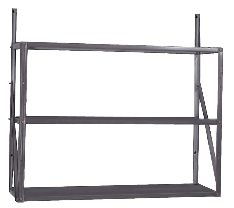 Telescoping 3-Tier Galvanized Steel Shelf Kit X2323