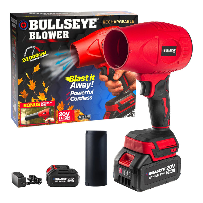 Bullseye 20V Cordless Rechargeable Handheld Leaf Blower N0916