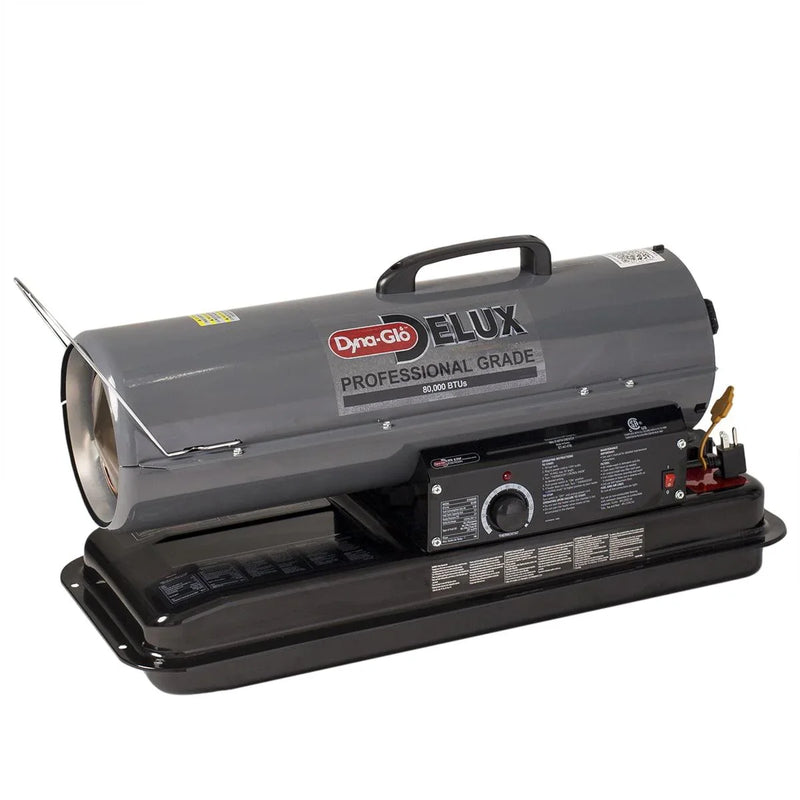 Delux 80,000 BTU Indoor/Outdoor Portable Kerosene Forced Air Heater K2326