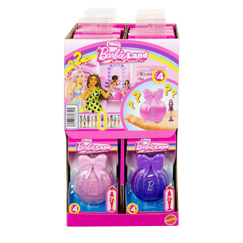 Mini BarbieLand Series 4 Fashionista Dolls with Surprise Blush Reveal, Assorted Styles X3782