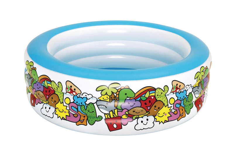 Deluxe Round Inflatable Pool, 5-ft x 20-in K8188