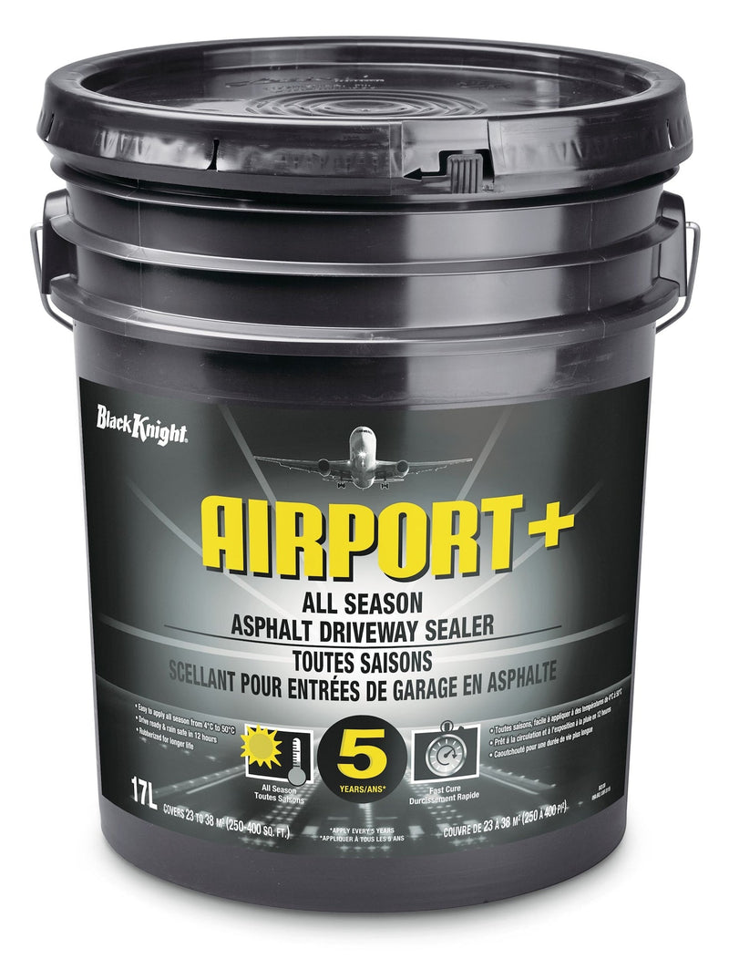 Airport+ All-Season Driveway Asphalt Sealer, 250-400 sq. ft Coverage, 17-L B3434