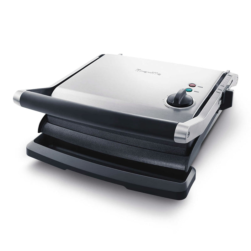 Panini Non-Stick Indoor Grill & Sandwich Press, Brushed Stainless Steel N4792