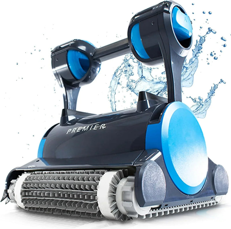 Dolphin Premier Robotic Pool Cleaner (2025 Model) with Multimedia, Oversized Leaf Bag, Standard & Ultrafine Filters, Weekly Timer, Waterline Cleaning & More 锟斤拷 for In-ground Swimming Pools up to 50ft J7205