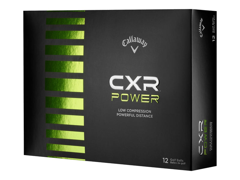 CXR Power Golf Ball, White, 12-pk V3385