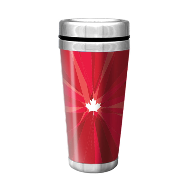 Stainless Steel Travel Mug For Fans/Collectors, Red, 16-oz C5236