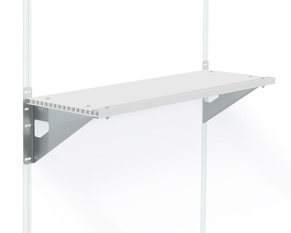 Polycarbonate Shelf Kit with Steel Brackets, 30-kg Y4972