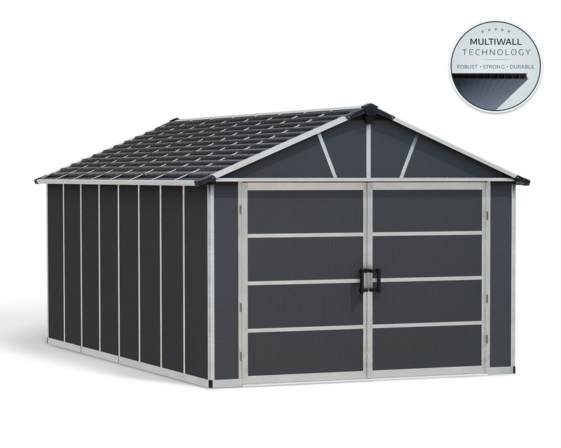 Yukon Multi-Function Polycarbonate Garage, 11x17-ft Z7670