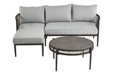 Brooks Outdoor Patio Sectional Set, 3-pc, Water/Stain/Fade-Resistant Cushions