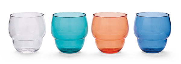 Stacking Bubble Glass Set, BPA Free, Dishwasher Safe, Stackable Y3888