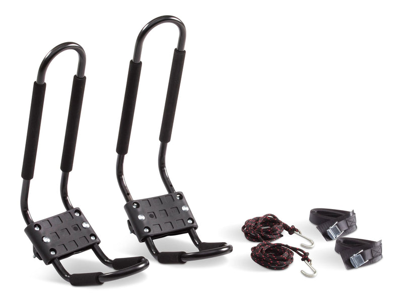 Universal J-Rack Rooftop Mount Kayak Carrier, 2 Kayak Storage Capacity, Black G8233