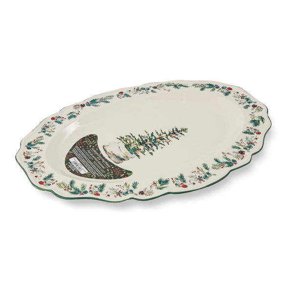 29-cm Dishwasher Safe Winter Berry Serving Platter I1503