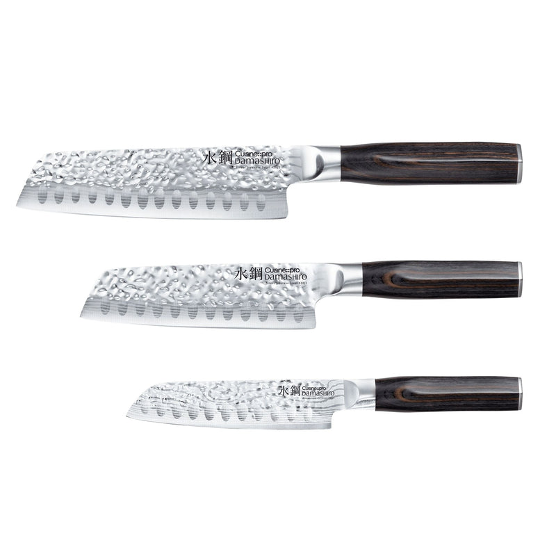 PRO DAMASHIRO EMPEROR SANTOKU 3PC SET Z3138