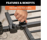 18087 Tray-Style Hitch-Mounted Bike Rack (4-Bike, 2-in Shank)