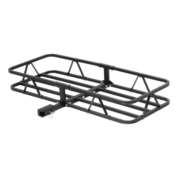 18145 48 x 20-Inch Basket Hitch Cargo Carrier, 500 lbs Capacity, Black Steel, 1-1/4, 2-In Adapter Shank L7950