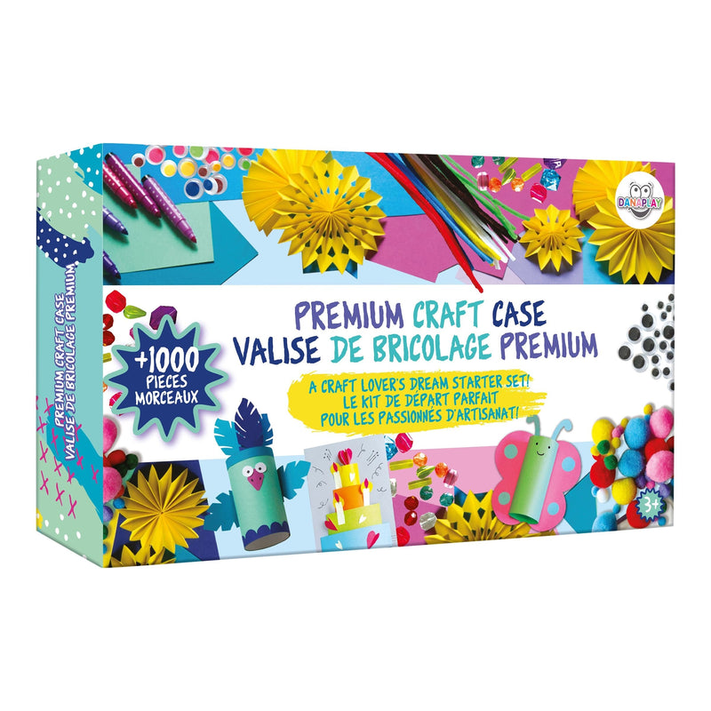 Premium Craft Case, A Craft Lover's Dream Starter Set with 1000+ Pieces V7426