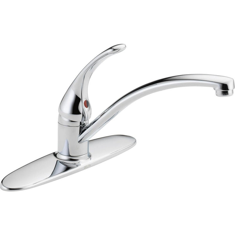 Faucet Principals Single Handle Kitchen Faucet, Chrome O4381