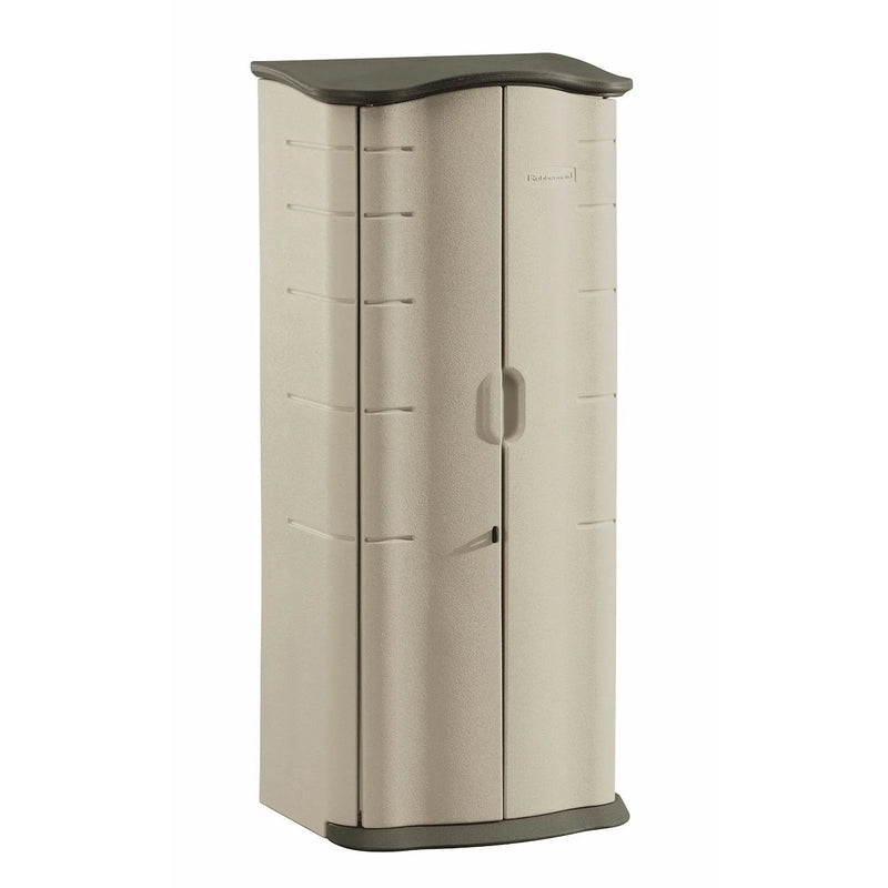 Vertical Resin Weather Resistant Outdoor Storage Shed Q3895